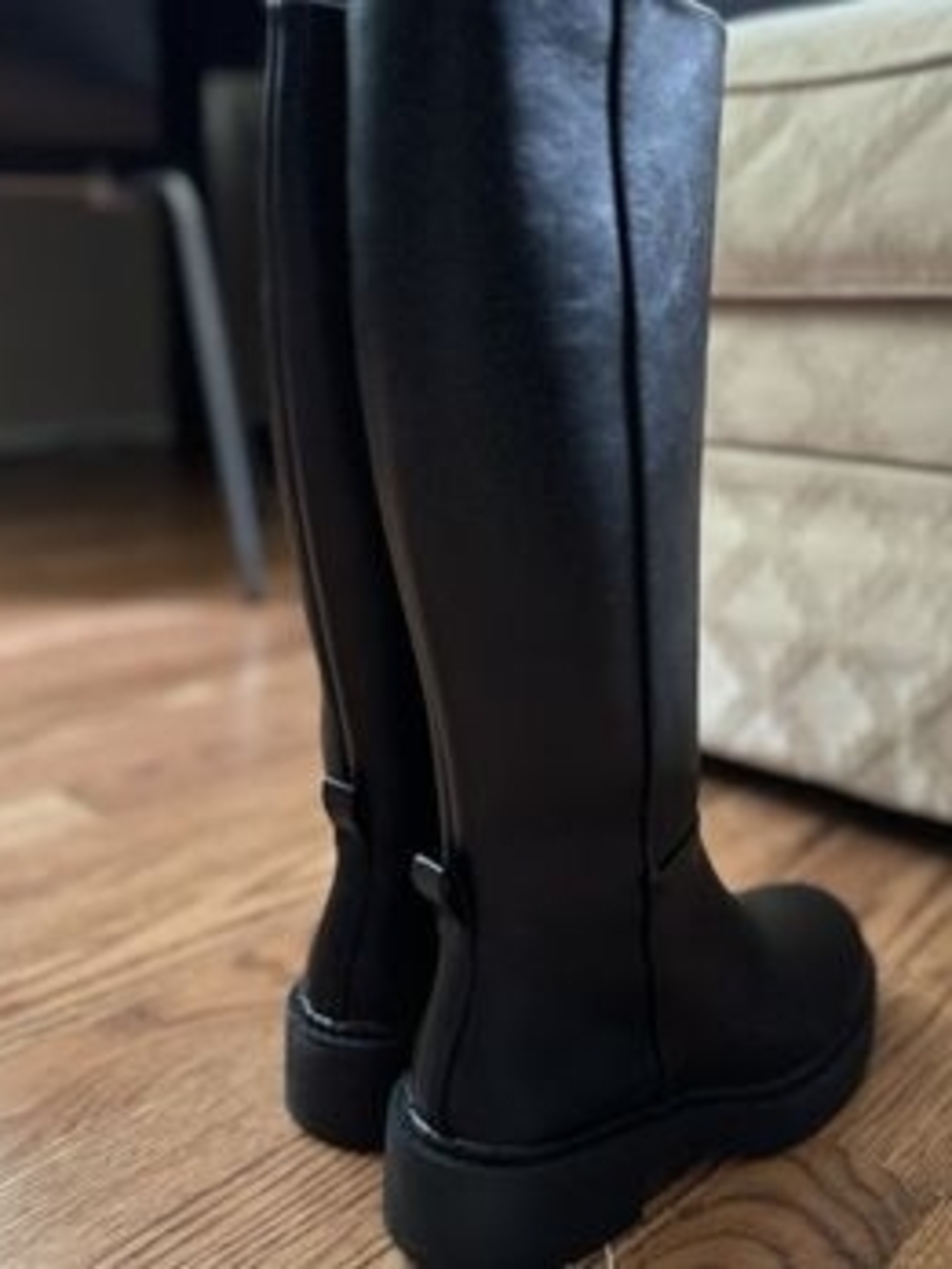 American Eagle Outfitters Women's Black Over-the-Knee Riding Boots